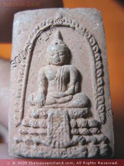 0903-VINTAGE OLD THAI BUDDHA AMULET SOMDEJ WAT RAI-KING
