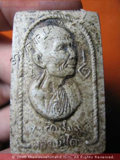 0865-VINTAGE OLD THAI BUDDHA AMULET SOMDEJ MONK LP THOE