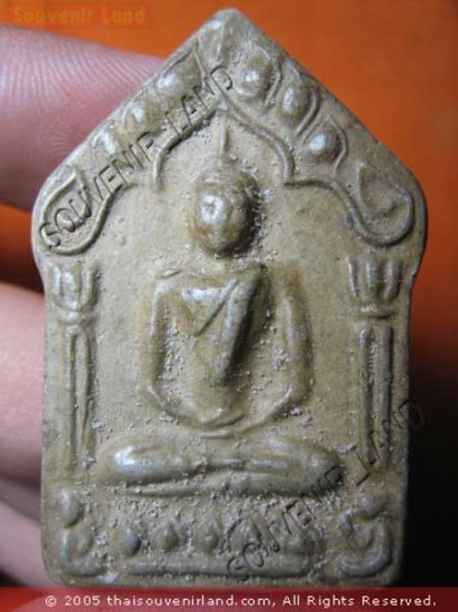 0864-OLD THAI BUDDHA AMULET KHUN-PAEN PLAI KUMAN LP TIM