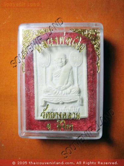 0862-VINTAGE D THAI BUDDHA AMULET SOMDEJ MONK LP NGERN