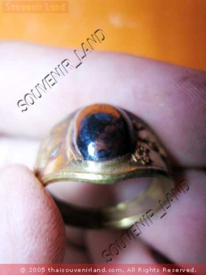 0798-OLD RARE THAI BUDDHA AMULET RING LP UOON LAK-LAI