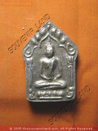 0742-OLD THAI BUDDHA AMULET KHUN-PAEN PLAI KUMAN LP TIM