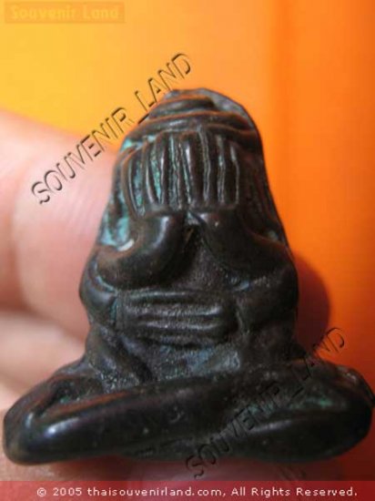0645-THAI KHMER BUDDHIST AMULET CLOSE EYE PHA-PIT-TAH