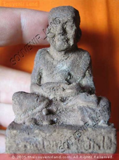 0576-THAI BUDDHA AMULET STATUE TALISMAN MONK LP TUAD