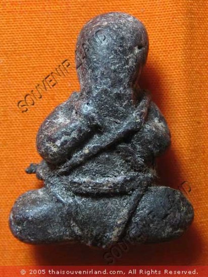 0539-THAI BUDDHIST AMULET CLOSE EYE PHA-PIT-TAH LP KRON