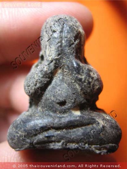0528-THAI BUDDHIST AMULET CLOSE EYE PHA-PIT-TAH LP IEM