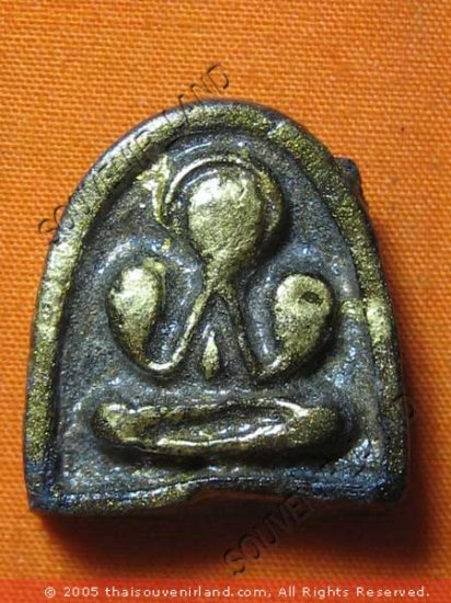 0510-THAI BUDDHIST AMULET CLOSE EYE PHA-PIT-TAH LP SRI