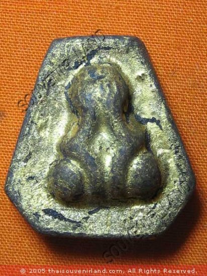 0502-THAI BUDDHIST AMULET CLOSE EYE PHA-PIT-TAH LP KAWE
