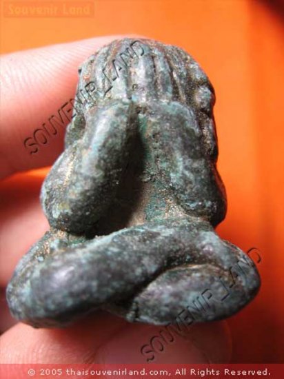0484-KHMER BUDDHIST AMULET CLOSE EYE PHA-PIT-TAH THAI