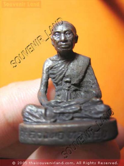 0478-THAI BUDDHIST AMULET FIGURE LP TONG-SUK REAL