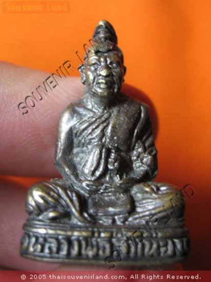 0451-THAI BUDDHIST AMULET FIGURE LP JUM-LONG REAL