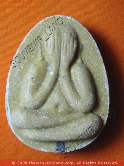 0475-THAI BUDDHA AMULET PHA-PIT-TAH MONK LP THOE
