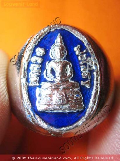 0211-VINTAGE THAI MONK MAGIC BUDDHA AMULET RING SO-TORN