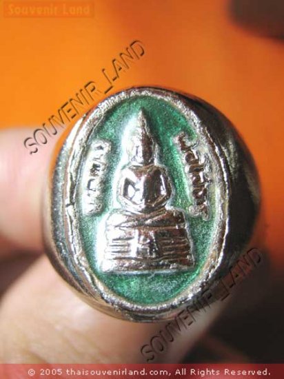 0210-VINTAGE THAI MONK MAGIC BUDDHA AMULET RING SO-TORN