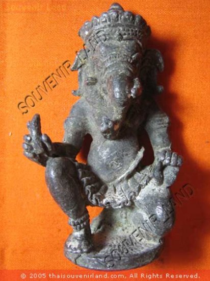 0337-THAI BUDDHA BUDDHIST FIGURE ARTEFACTS ANTIQUE 19TH
