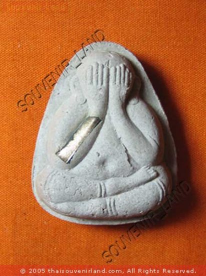 0333-THAI BUDDHA AMULET PHA-PIT-TAH MONK LP KOON