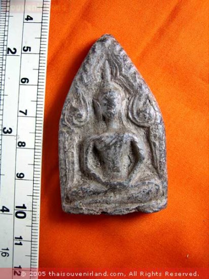 M268-THAI BUDDHA LOVE AMULET KHUN-PAEN PAN ANCIENT 15TH