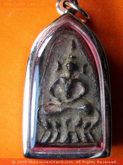 M228-THAI BUDDHA PENDANT AMULET LP BOON JINDAMANEE OLD