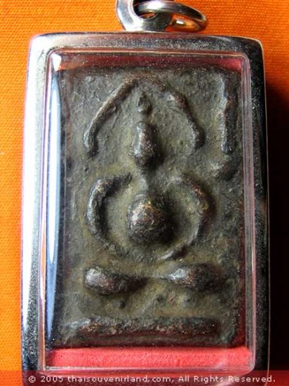 M243-THAI BUDDHA PENDANT AMULET LP BOON JINDAMANEE REAL