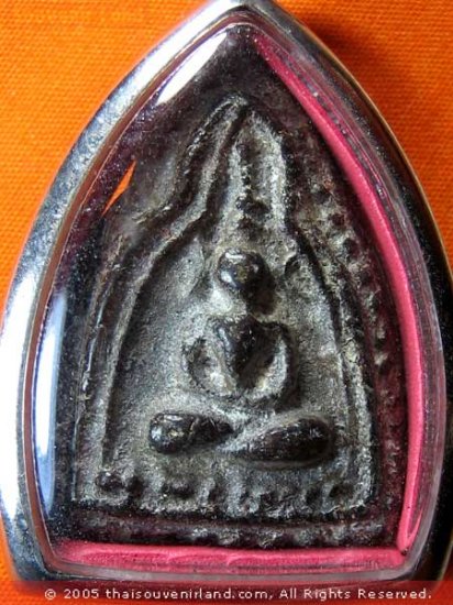 M247-THAI BUDDHA PENDANT AMULET LP BOON JINDAMANEE OLD