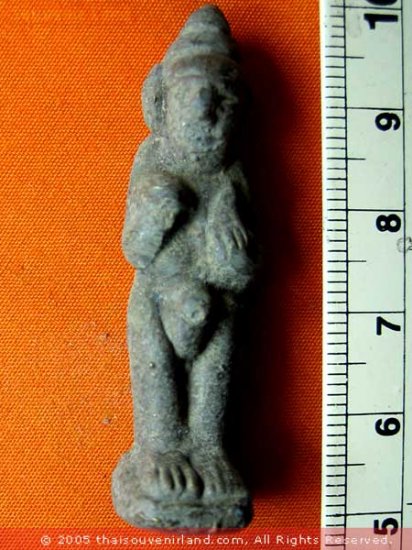 M213-KUMAN TONG THAI MONK CHARM BUDDHA AMULET ARTEFACTS