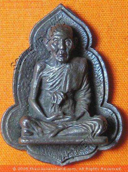 0178-REAL OLD THAI BUDDHA AMULET BUDDHIST MONK LP NOO