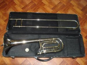 Maestro Nickel Plated Trombone w/ Case