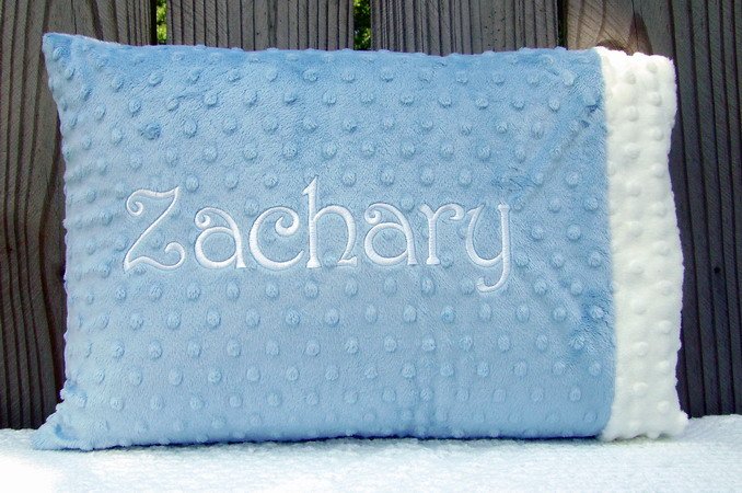 Monogrammed ~ Personalized Baby Pillowcase