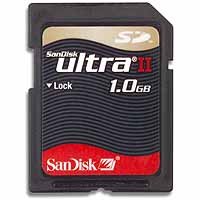 SanDisk 1 GIG Secure Digital Ultra II
