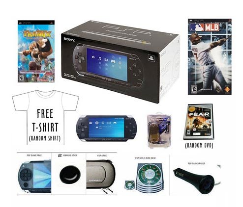 SONY PSP CORE PORTABLE CONSOLE PLAYSTATION GAME PAK