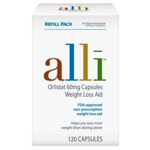alli orlistat weight loss aid 120 capsules sealed