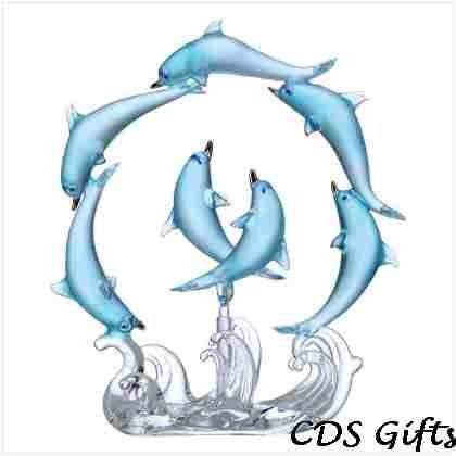 Playful Dolphin Circle