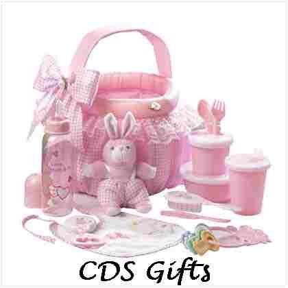 Baby Soft Gift Basket Set in Pink