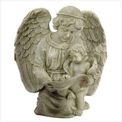 ANGEL READING WITH CHERUB