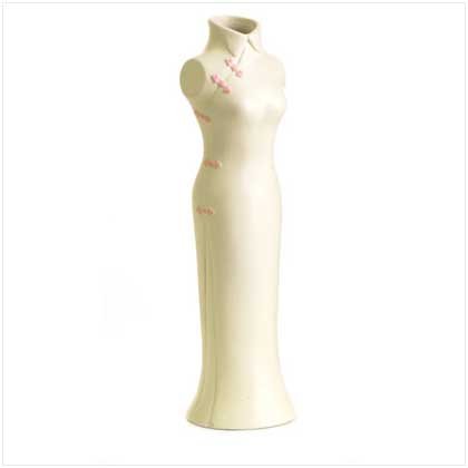 Lady Figural Vase - Ceramic