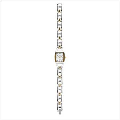 Two-Tone Metal Link Watch