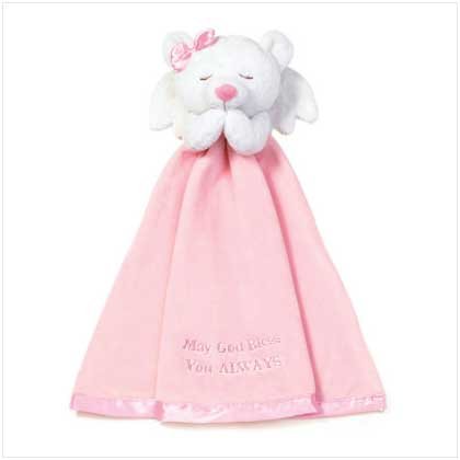 Girl Angel Bear with Blanket