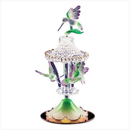 COLOR GLASS H-BIRDS CAROUSEL
