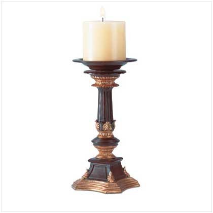 FRENCH STYLE GOLD CANDLE HOLDER