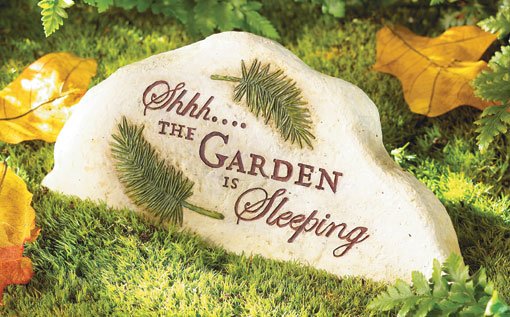 Sleeping Garden Stone And Key Hider