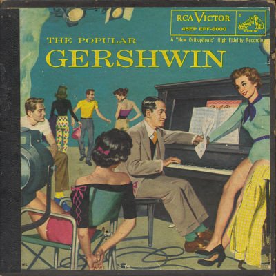 THE POPULAR GERSHWIN 45 RPM 6 RECORD EP Set (Missing Records 1 & 6)