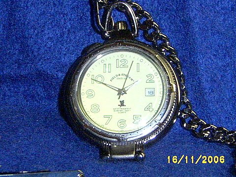 NEW FIELD & STREAM MENS POCKET WATCH