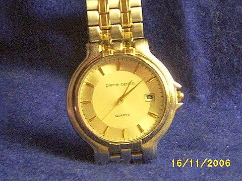 NEW PIERRE CARDIN MENS DRESS WATCH