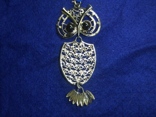 VINTAGE OWL MEDALION