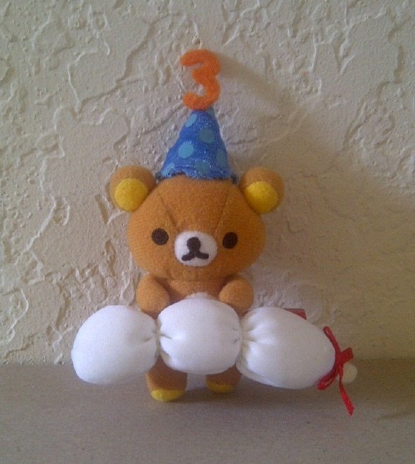 San-X Rilakkuma 3rd Anniversary Hanging Plush - Dango