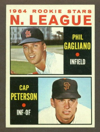 1964 Topps baseball set # 568 N.L. Rookie Stars