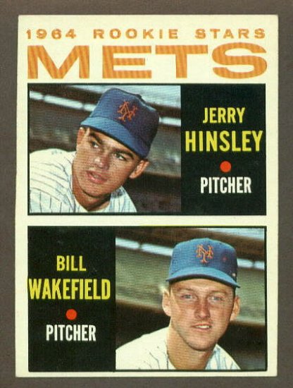 1964 Topps baseball set # 576 New York Mets Rookie Stars