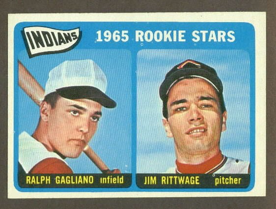 1965 Topps baseball set # 501 Cleveland Indians Rookie Stars