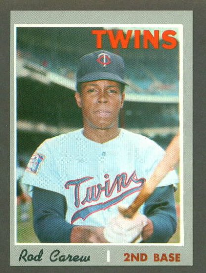 1970 Topps baseball set # 290 Rod Carew HOF Minnesota Twins