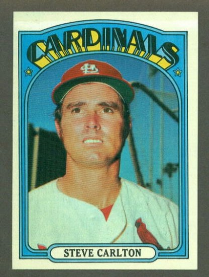 1972 Topps baseball set # 420 Steve Carlton HOF St. Louis Cardinals